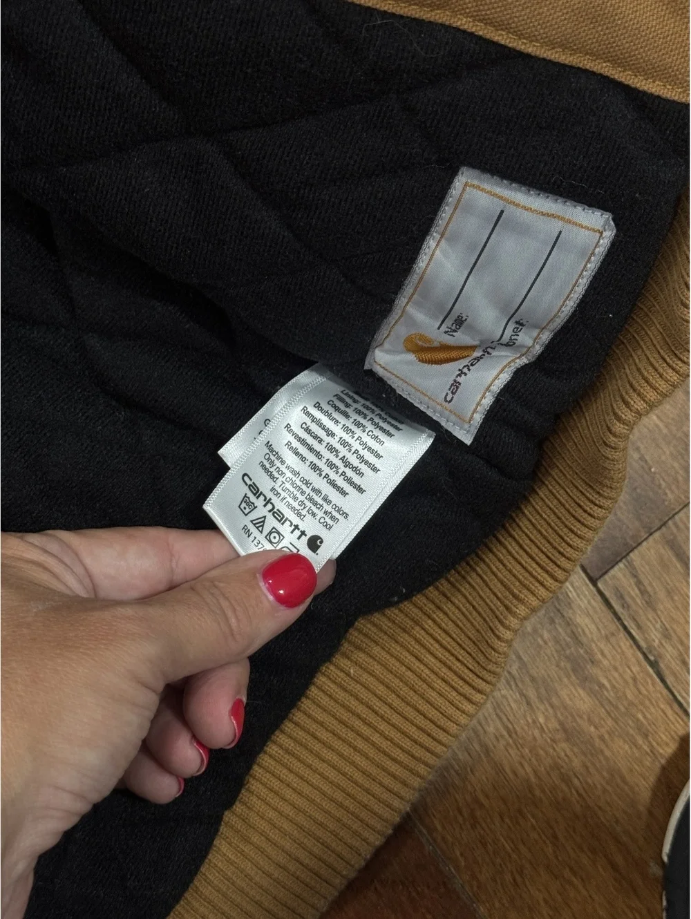Carhartt Toddler Brown Hooded Jacket Size 18M
